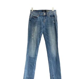 AEROPOSTALE Women’s Distressed Jeans‎ Size 4 Short Blue Inseam 28.5